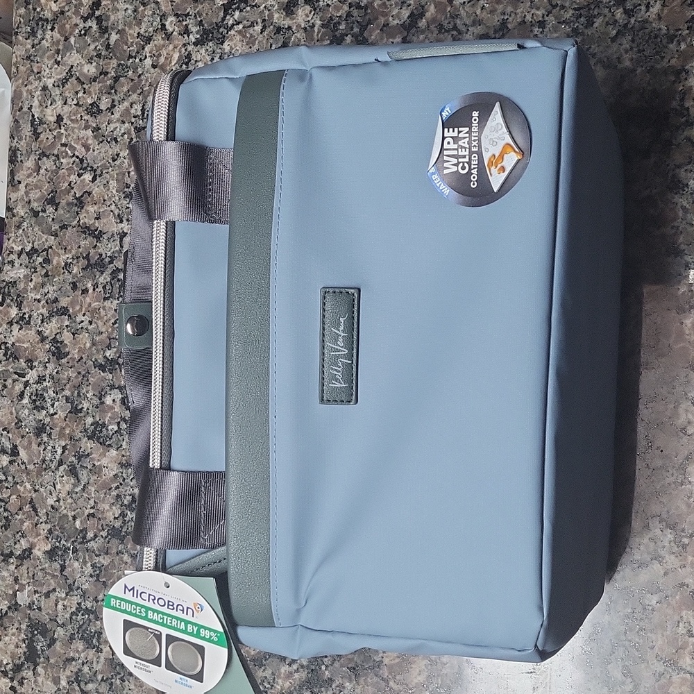 Blueish New w tag Kelly Ventura 16 Can Cooler w/ leak proof liner wipe clean